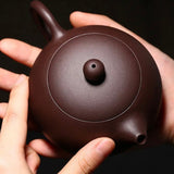 Load image into Gallery viewer, Yixing Purple Clay Xi Shi Lotus Teapot - Jason&#39;s Teahouse