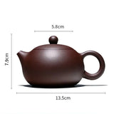 Load image into Gallery viewer, Yixing Purple Clay Xi Shi Lotus Teapot - Jason&#39;s Teahouse