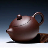 Load image into Gallery viewer, Yixing Purple Clay Xi Shi Lotus Teapot - Jason&#39;s Teahouse